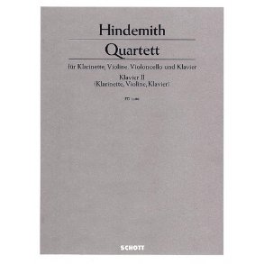 Quartet : for Clarinet, Violin, Violoncello and Piano. Transcription
