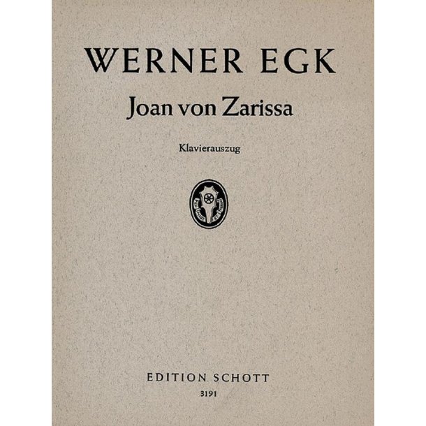 Joan von Zarissa : Dramatische Tanzdichtung