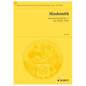 Kammermusik N. 1 Op. 24 N. 1 Per 12 Solisti (8 )