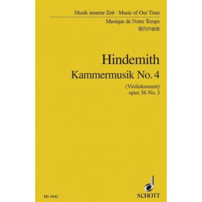 Kammermusik N. 4 Op. 36 N. 3 (Concerto Per Vn)