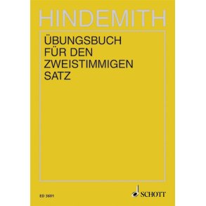 Unterweisung im Tonsatz Band 2 : ubungsbuch fur den zweistimmigen Satz