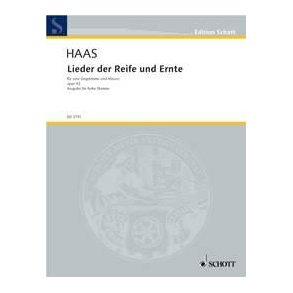 Lieder der Reife und Ernte op. 92 : 6 Gedichte