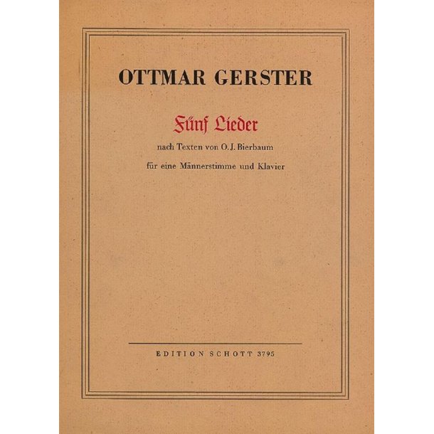 5 Lieder