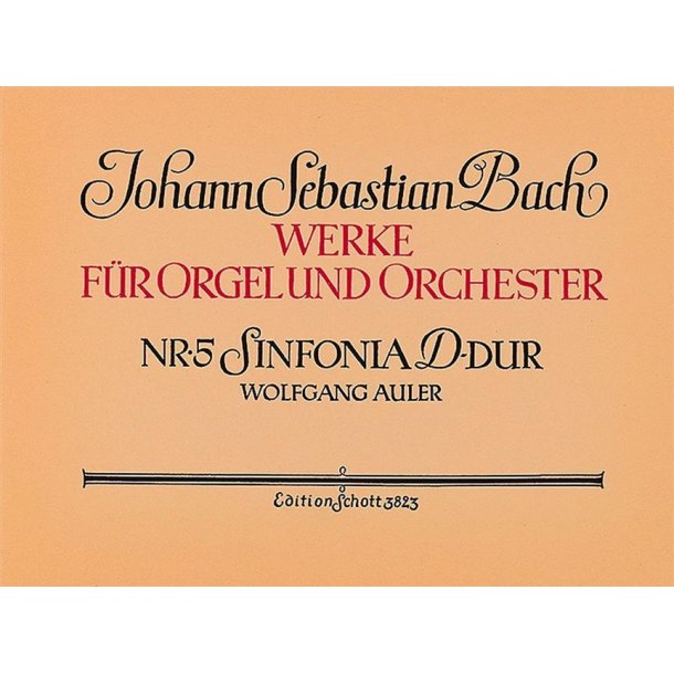 Sinfonia D major : Vorspiel der Kantate Nr. 169