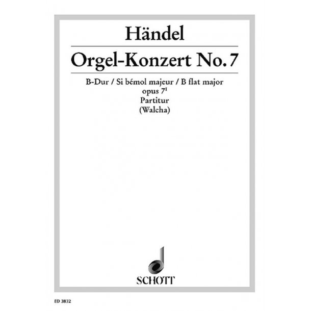 Organ Concerto No. 7 B Major op. 7/1 HWV 306