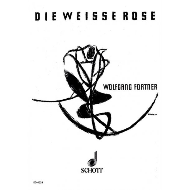 Die wei&szlig;e Rose : Ballett in zwei Teilen nach dem Marchen Der Geburtstag der Infantin
