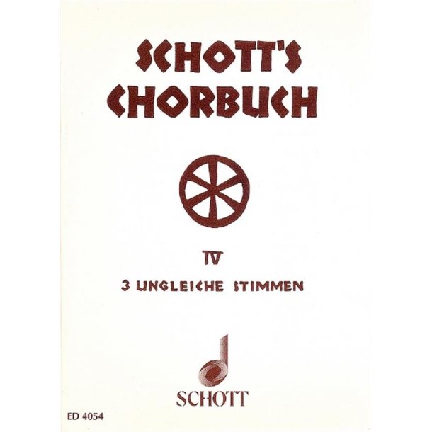 Schott's Chorbuch Band IV