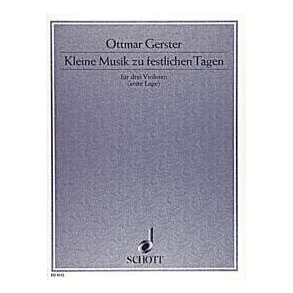 Kleine Musik zu festlichem Tag