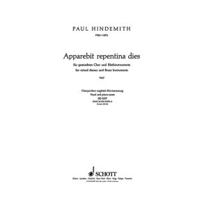 Apparebit repentina dies : for mixed chorus and brass instruments