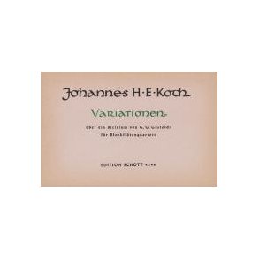 Variationen : uber ein Bicinium von Gastoldi