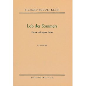 Lob des Sommers : Kantate