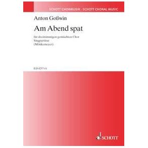 Am Abend spat : from: Antiqua-Chorbuch II