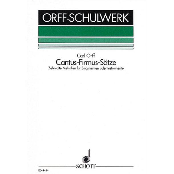 Cantus-firmus-Satze : 10 alte Melodien