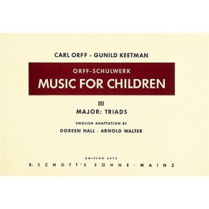 Music for Children Vol. 3 : Major - Triads