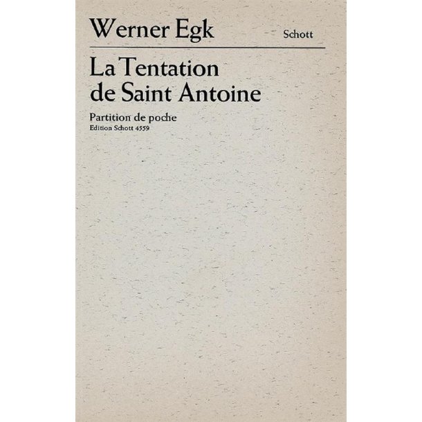 La Tentation de Saint Antoine : nach Weisen und Versen des 18. Jahrhunderts