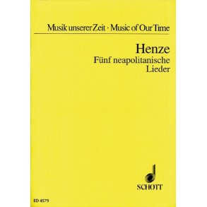 Cinque canzoni napoletane : Five Neapolitan Songs