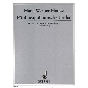 Cinque canzoni napoletane : Five Neapolitan Songs