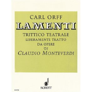 Lamenti : Trittico teatrale liberamente tratto da opere