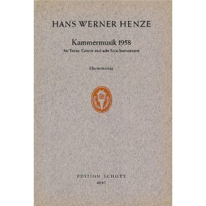 Kammermusik 1958 Ka
