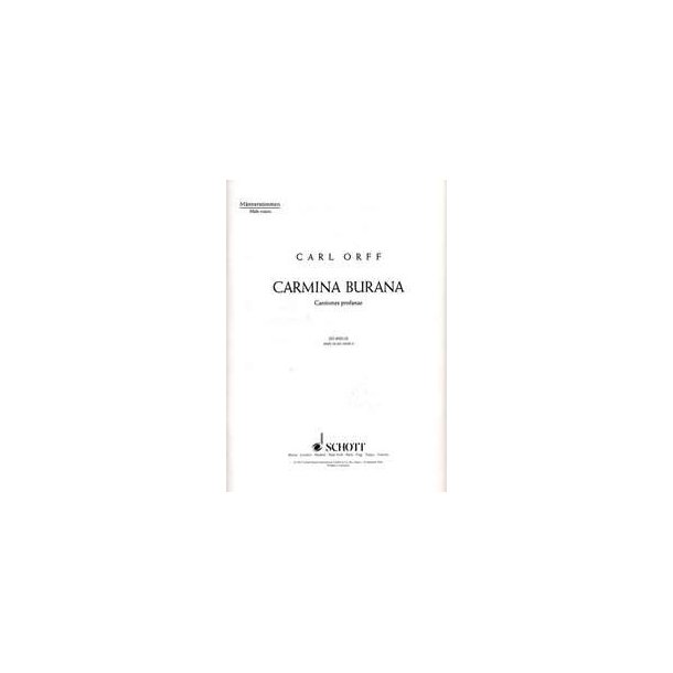 Carmina Burana ( Tenor/Bass )