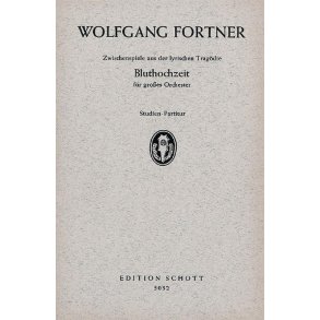 Bluthochzeit : Zwischenspiele aus der lyrischen Tragodie von Federíco García Lorca