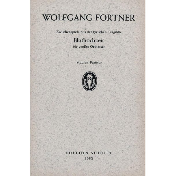 Bluthochzeit : Zwischenspiele aus der lyrischen Tragodie von Feder&iacute;co Garc&iacute;a Lorca