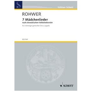 Sieben Madchenlieder : nach slowakischen Volksliedtexten