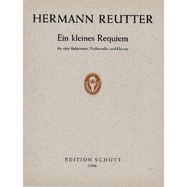 Ein kleines Requiem : auf Verse von Federico Garc&iacute;a Lorca