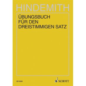 Unterweisung im Tonsatz Band 3 : ubungsbuch fur den dreistimmigen Satz