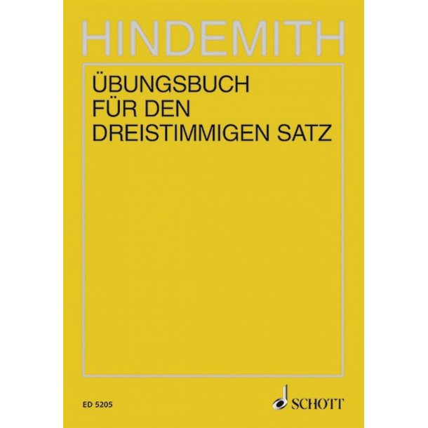 Unterweisung im Tonsatz Band 3 : ubungsbuch fur den dreistimmigen Satz