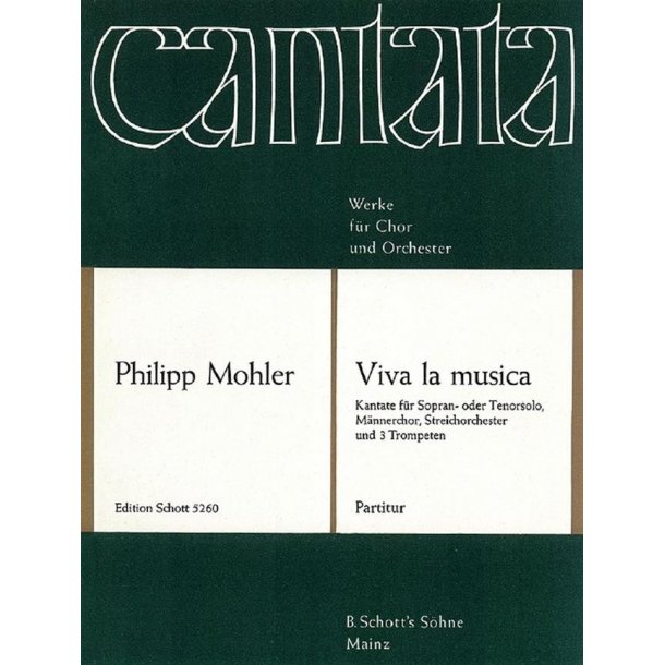 Viva la musica op. 41 : Kantate