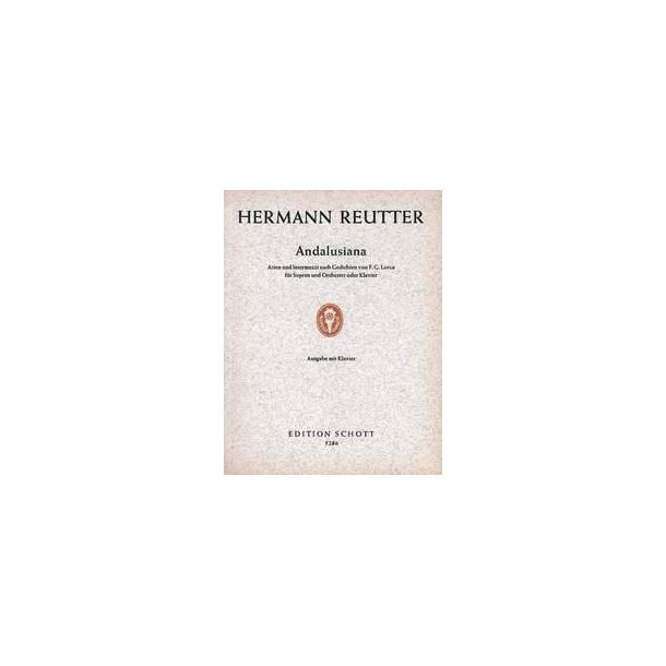 Andalusiana : Arien und Intermezzi