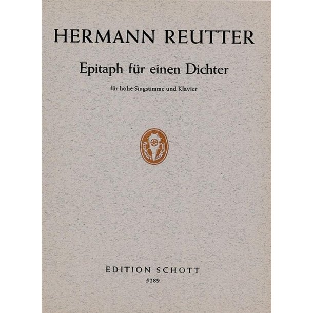 Epitaph f&uuml;r einen Dichter : Verse aus Ein gr&uuml;ner Zweig