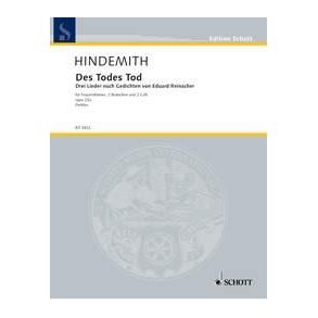 Des Todes Tod op. 23a : 3 Songs