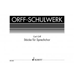 Orff Stucke Fur Sprechchor