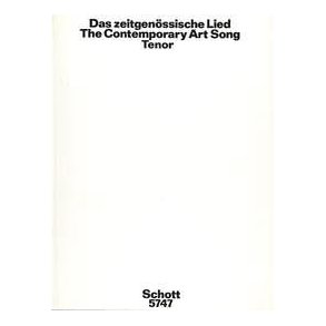 The Contemporary Art Song Band 3 : A selection of 20th-century song literature