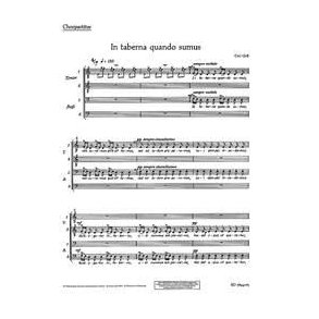 In taberna quando sumus : from Carmina Burana