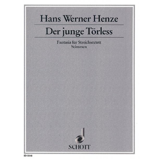 Der junge T&ouml;rless : Fantasia for string sextet