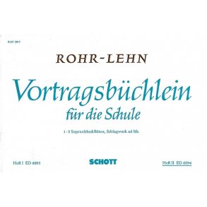 Vortragsbuchlein fur die Schule Band 2 : Beiheft zum Flotenbuchlein fur die Schule