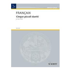 Cinque piccoli duetti : for harp and flute