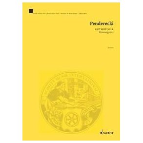Kosmogonia : fur Sopran, Tenor, Bass, gemischten Chor und Orchester