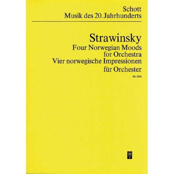 Four Norwegian Moods : for orchestra