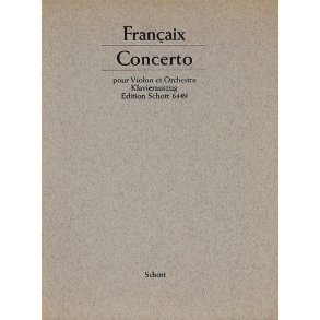 Concerto N° 1 : for violin and orchestra