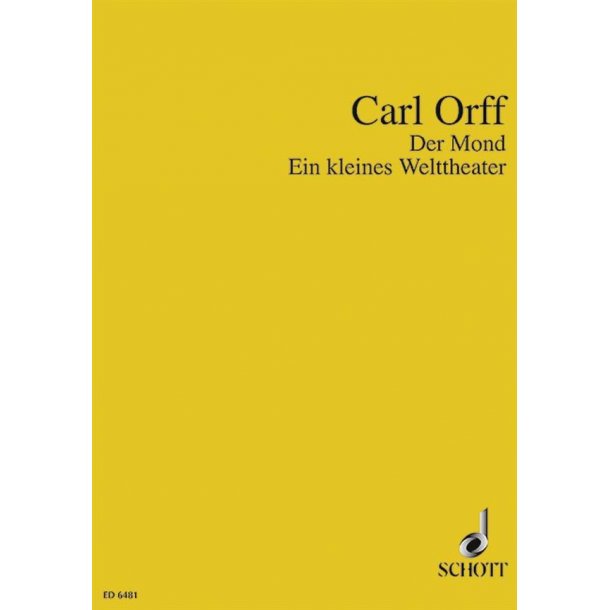 Mond (Der) Partituur