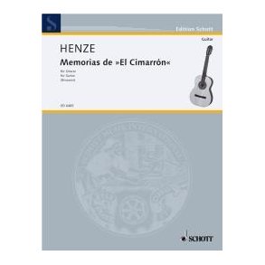 Memorias de El Cimarron : for guitar solo