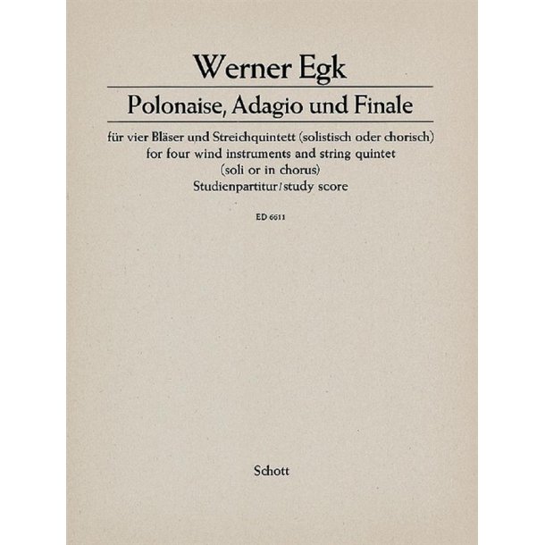 Polonaise, Adagio and Finale
