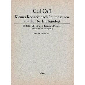 Little Concerto : nach Lautensätzen aus dem 16. Jahrhundert