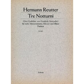 Tre Notturni : 3 Gedichte