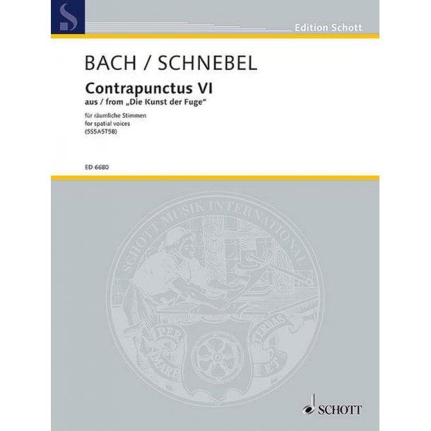 Bach-Contrapuncti : Contrapunctus VI from The Art of Fugue