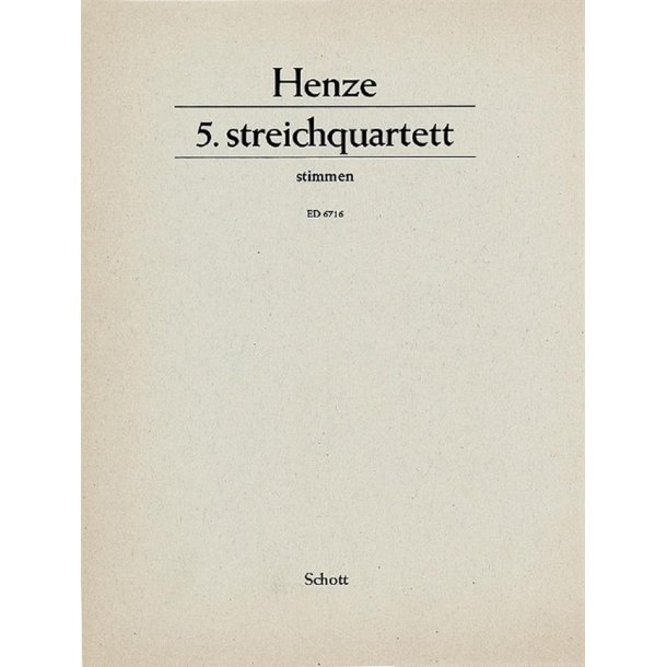 5. String Quartet